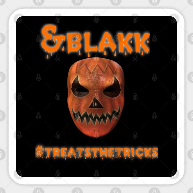 &Blakk T #9 HollaWeen Sticker by Durdy4Lyffe Apparel presents ...&BlAkK T's